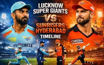 Lucknow Super Giants vs Sunrisers Hyderabad Timeline
