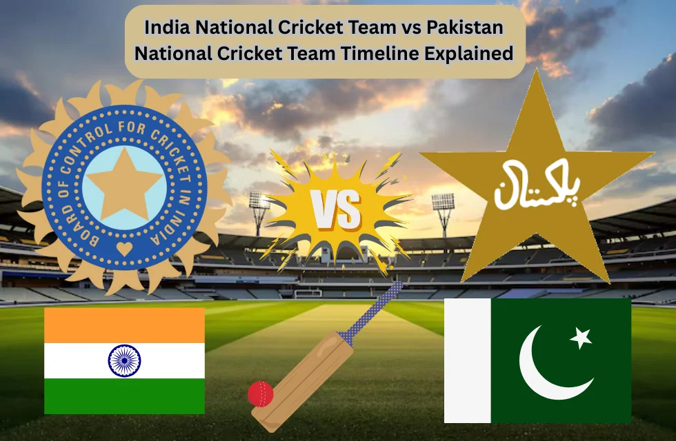 India National Cricket Team vs Pakistan National Cricket Team Timeline